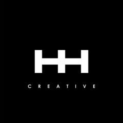 HH Letter Initial Logo Design Template Vector Illustration