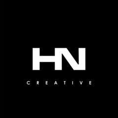 HN Letter Initial Logo Design Template Vector Illustration