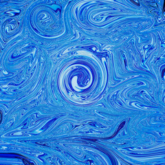 Abstract bright liquid gradient. 3d rendering.
