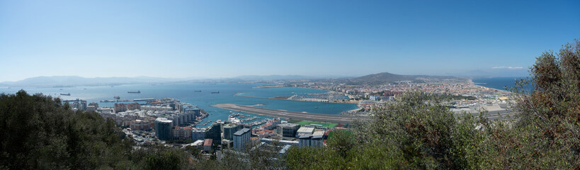 Fototapeta premium panorama Gibraltar airport