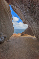 Picture of a rock formation on the coast of the Australian Kangoroo Island