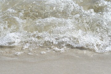 Photo of an ocean wave at the beach
