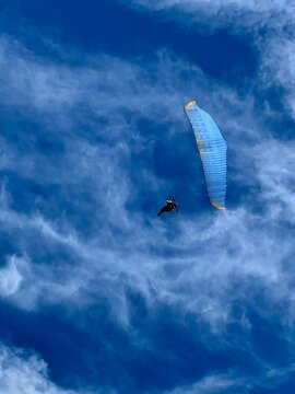 paraglider in the sky