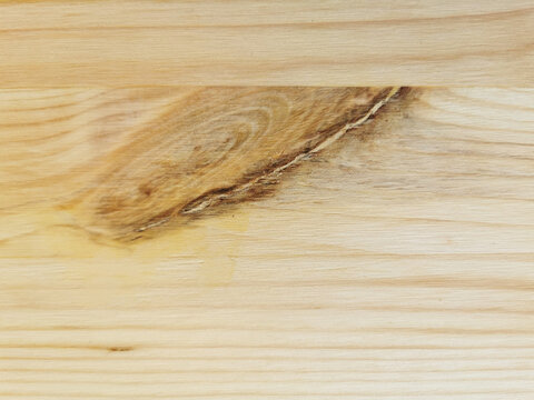 Texture Of Spruce Wood Planks With Rings On The Surface