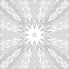 Naklejka premium Vector geometric pattern. Black and white pattern.