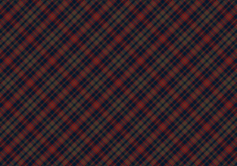 Seamless tartan plaid pattern background. Fabric texture. Vector.