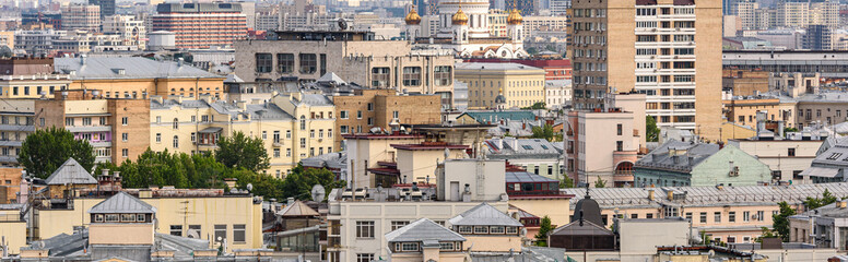 Naklejka premium Moscow rooftops