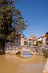 Fototapeta na wymiar San Esteban de Gormaz, Soria, Castilla y León, España