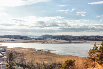 lake in the mountains