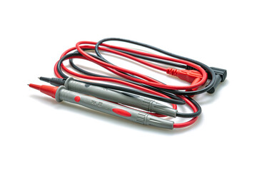 Probe for digital clamp meter isolated on white background.