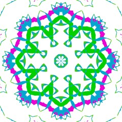 Pattern design made with the help of graphics.