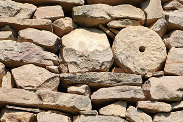 sandstone old wall background