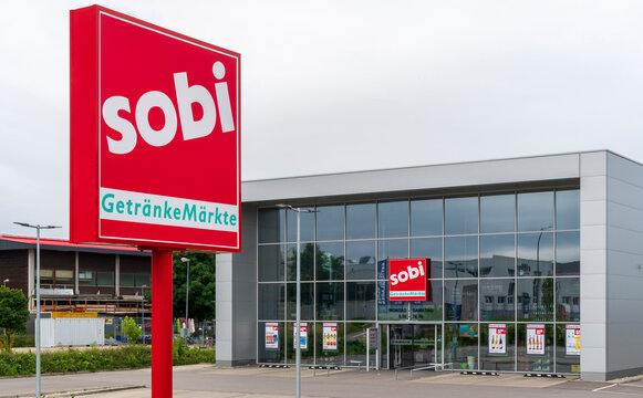 Filiale der Firma Getr&auml;nkehandel SOBI in Schwabm&uuml;nchen