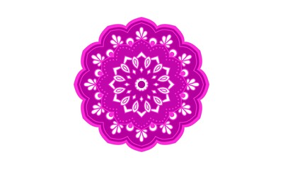 ornamental round lace ornament