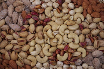 Nüsse, Mandeln, Haselnüsse, Pistazien, Cashewkerne
Gesund, Cholesterinspiegel, Kalzium,...