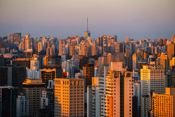 Sao Paulo city skyline