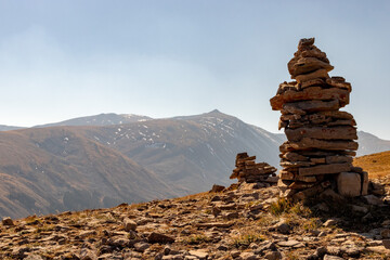 Fototapeta na wymiar stones in the mountains