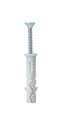 Front view of wall plug with screw