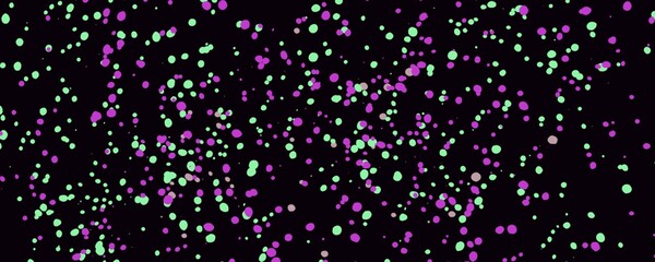 black background with neon particles