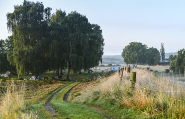 Ein Campingplatz nach dem Rückgang der Flut
zweiter Tag nach dem Hochwasser in Kettwig und...