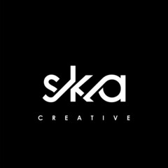 SKA Letter Initial Logo Design Template Vector Illustration