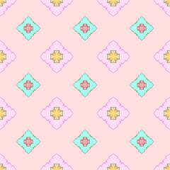 fabric repeat pattern, seamless vector repeat patterns, hand-drawn repeat patterns for textile, gift wrapper, background, etc. pattern swatch added to the swatch panel.