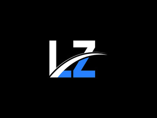 Letter LZ Logo Image, lz Letter Logo Design For Business - obrazy, fototapety, plakaty