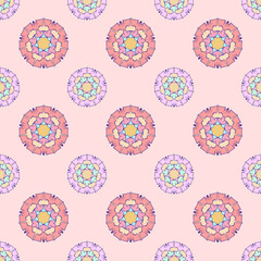 fabric repeat pattern, seamless vector repeat patterns, hand-drawn repeat patterns for textile, gift wrapper, background, etc. pattern swatch added to the swatch panel.