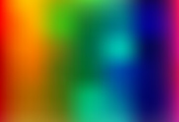 Light Multicolor, Rainbow vector abstract blurred pattern.