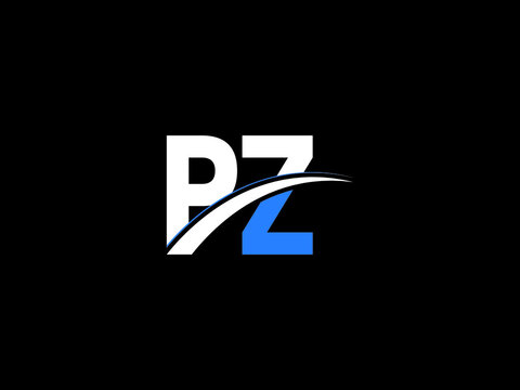 Letter PZ Logo Image, pz Letter Logo Design For Business