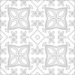 
Vector pattern with symmetrical elements . Modern stylish abstract texture. Repeating geometric tiles from striped elements.