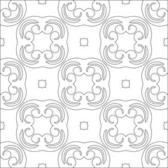 
Vector pattern with symmetrical elements . Modern stylish abstract texture. Repeating geometric tiles from striped elements.
