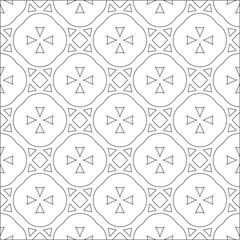 
Vector pattern with symmetrical elements . Modern stylish abstract texture. Repeating geometric tiles from striped elements.