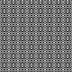 floral seamless pattern background.Geometric ornament for wallpapers and backgrounds. Black and white pattern.