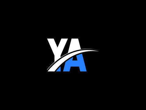 Letter YA Logo Image, ya Letter Logo Design For Business