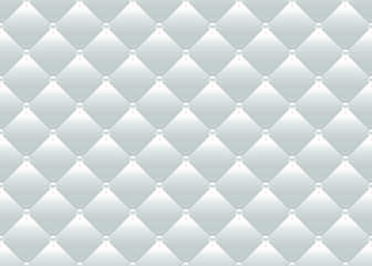 Fototapeta na wymiar White luxury background with small beads and rhombuses. Seamless vector illustration. 