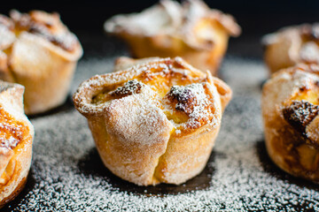 Soffioni Abruzzesi (Sweet Ricotta Pastries): Homemade shortcrust pastries with lemon-ricotta cream filling