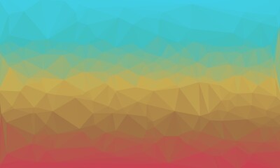 Fototapeta premium vibrant abstract colorful polygonal background