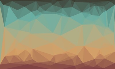 Fototapeta premium vibrant abstract colorful polygonal background