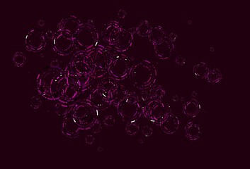 Light Purple vector texture with disks.