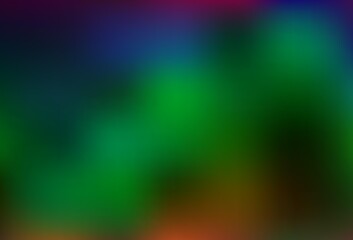 Obraz premium Dark Multicolor, Rainbow vector glossy abstract background.
