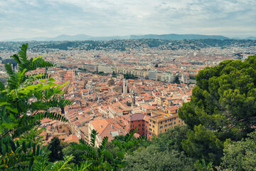 Fototapeta na wymiar View over Nice, France