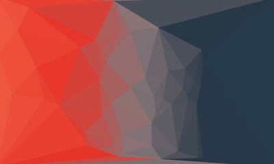 vibrant creative prismatic background with polygonal pattern