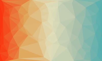 Obraz premium vibrant creative prismatic background with polygonal pattern