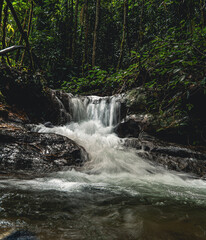 Obraz premium small waterfall in silk effect