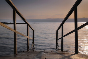 sead dock at the marine