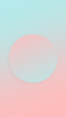 Minimalist pink and cyan abstract background. For wallpapers, posters and banners.