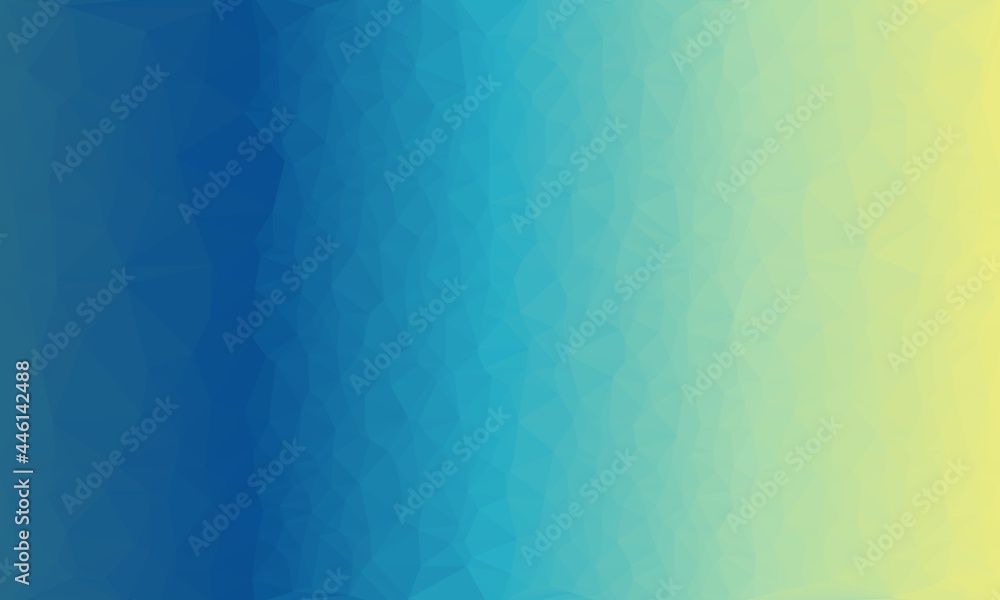 Sticker vibrant abstract colorful polygonal background