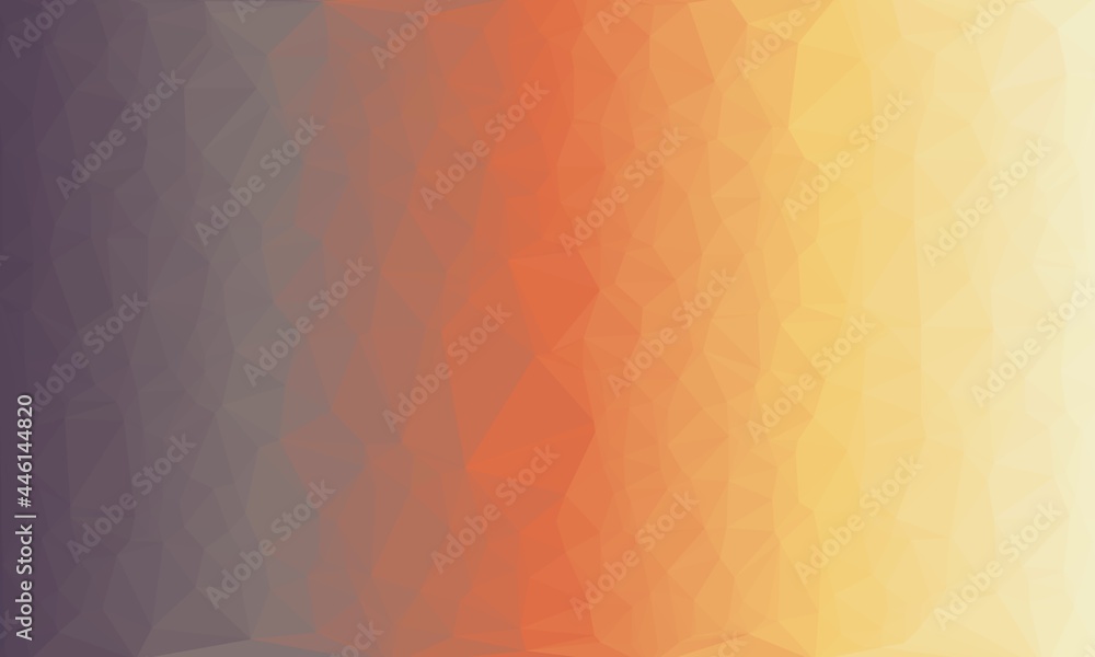 Sticker vibrant creative prismatic background with polygonal pattern