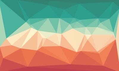 Fototapeta premium vibrant abstract colorful polygonal background